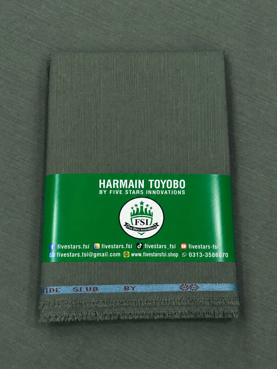 Slub Design Toyobo Fabric