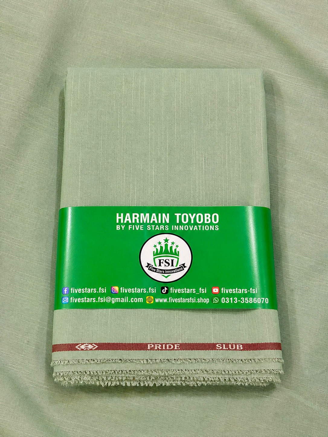 Slub Design Toyobo Fabric