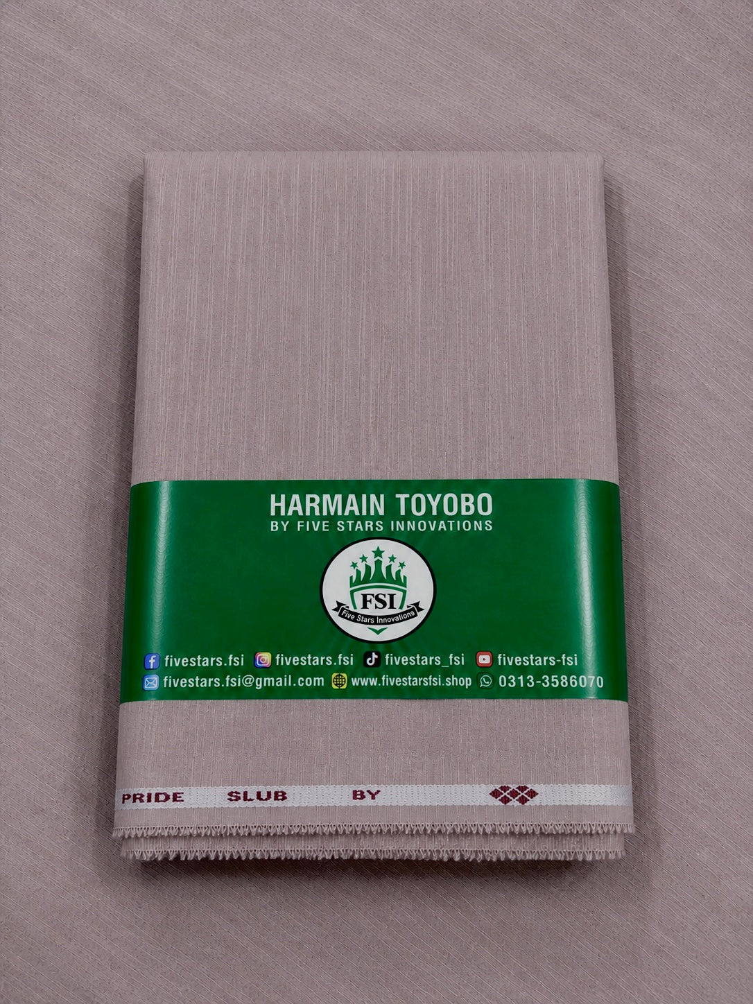 Slub Design Toyobo Fabric