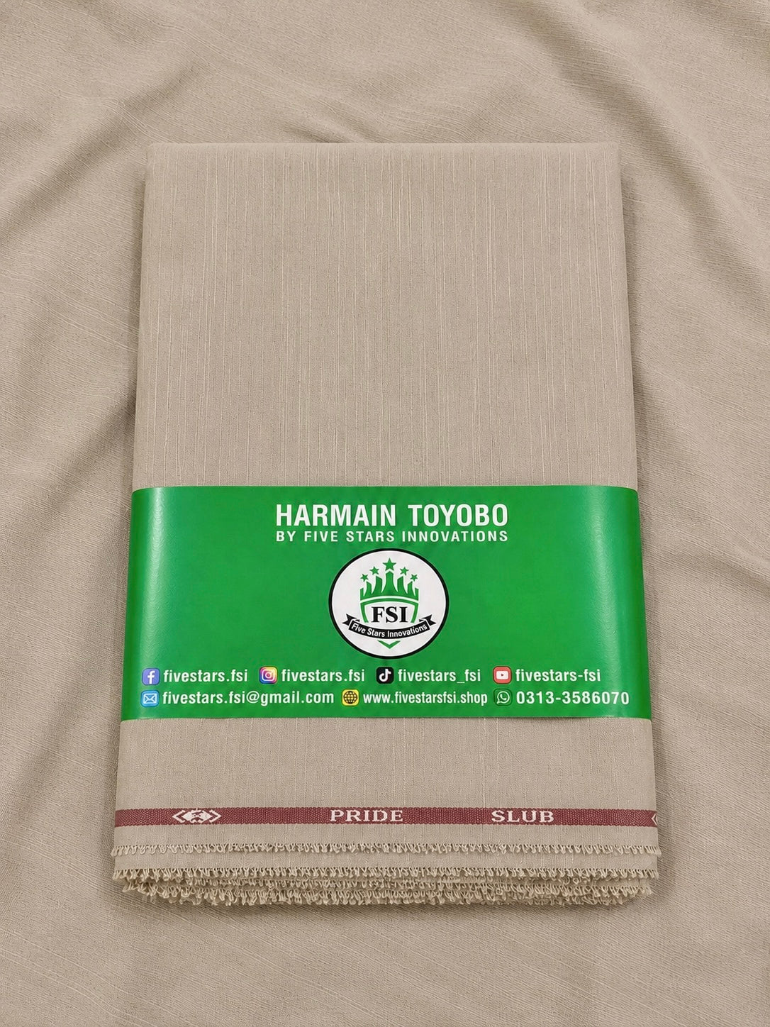 Slub Design Toyobo Fabric