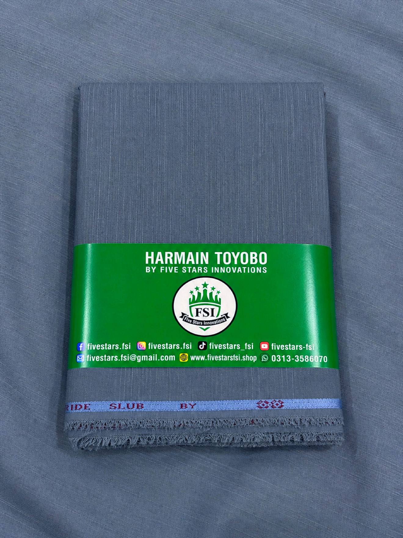 Slub Design Toyobo Fabric