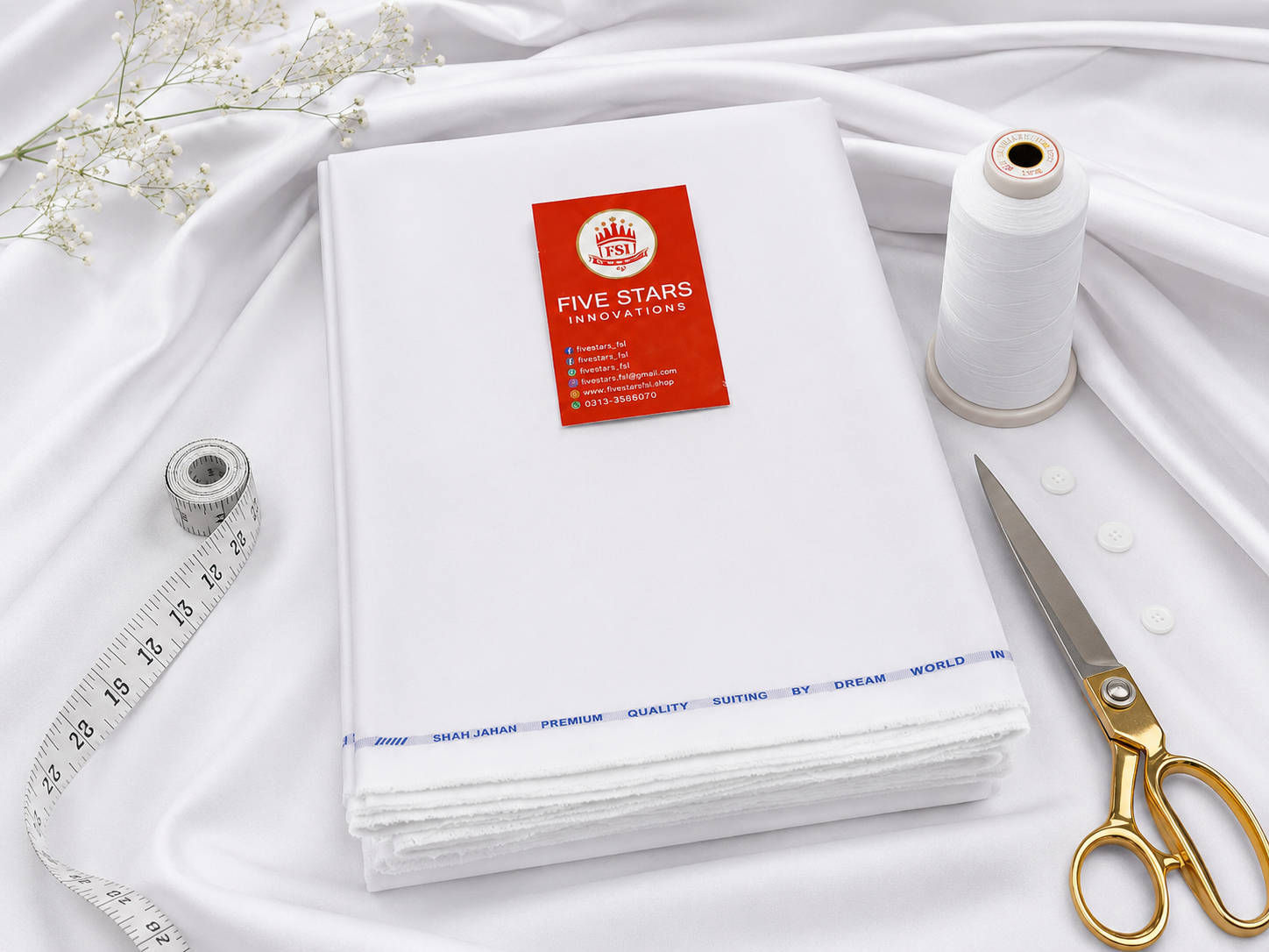 Noor-e-Awwal | Premium White Latha – (Bundle Offer)